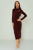 Rissing Star Casual Dresses Black Brown Bordeux Sax bordo şarabı