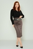 Favori Casual Skirts Black Grey Bordeux Beige Khaki серый