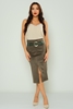 Favori Casual Skirts Black Grey Bordeux Beige Khaki Khaki