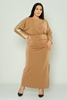 Favori Casual Dress Black Grey Bordeux Camel لون الجمل