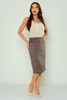 Favori Casual Skirts Black Grey Brown Bordeux Beige Mink Khaki Gri