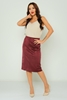 Favori Casual Skirts Black Grey Brown Bordeux Beige Mink Khaki بوردو