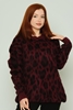 Wo-man Casual Blouses Black Brown Bordeux Бордо