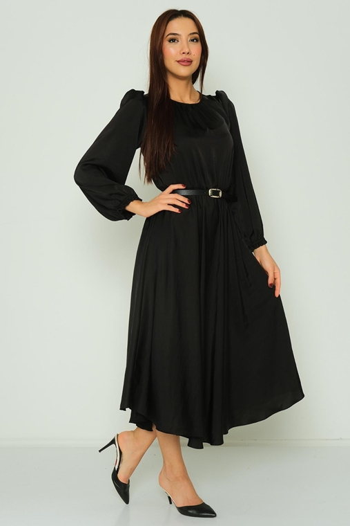 Sandrom Casual Dresses Black Bordeux Mink Plum