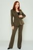 Missfrendy Casual Suits Black Bordeux Navy Mink Khaki Brown Dark Emerald Khaki