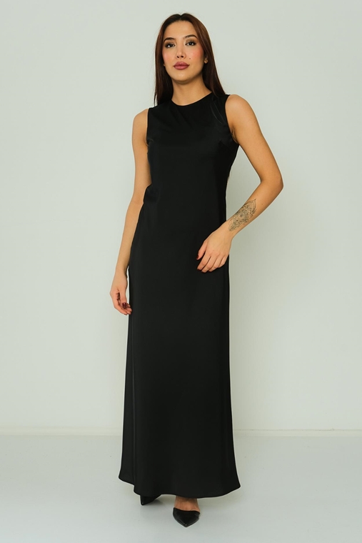 Detective Casual Maxi Dresses Black