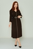 Gogo Casual Dresses Black Brown Brown