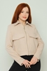 Zanzi Casual Jackets Black Beige Camel Beige