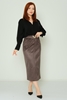 Favori Casual Skirts Black Grey Brown Bordeux Beige Mink Khaki Grey