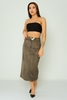 Favori Casual Skirts Black Grey Brown Bordeux Beige Mink Khaki Khaki