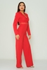 Joymiss Casual Jumpsuits Black Red Sax Benetton красный