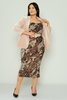 Mac Park Casual Dress Brown Stone Цвет камня