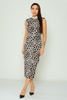 Rissing Star Casual Dresses Black Leopard Sax لون النمر