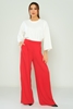 Favori Casual Trousers Black Red Ecru Powder Sax Red