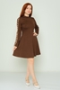 Gogo Casual Dresses Black Brown Kahverengi