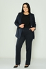 HKN Casual Plus Size Suits Black Grey Navy Anthracite lacivert