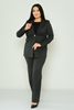 HKN Casual Plus Size Suits Black Grey Navy Anthracite Antrasit