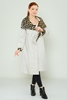 Lila Rose Casual Woman Coats Black Green Brown Orange Mink Rose Mint серый