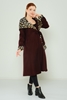 Lila Rose Casual Woman Coats Black Green Brown Orange Mink Rose Mint Бордо