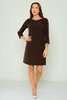 Mac Park Casual Dresses Black Brown Powder Stone Kahverengi