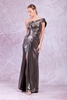 Odrella Night Wear Evening Dresses Fuchsia Mink Sax Black-Silver Emerald Black-Copper Black-Silver