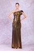 Odrella Night Wear Evening Dresses Fuchsia Mink Sax Black-Silver Emerald Black-Copper Black-Copper