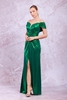 Odrella Night Wear Evening Dresses Fuchsia Mink Sax Black-Silver Black-Gold Emerald Emerald