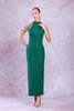 Odrella Night Wear Evening Dresses Black Fuchsia Emerald Zümrüt