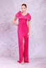 Odrella Night Wear Evening Dresses Black Fuchsia Mink Wine Emerald ضارب الى الحمرة