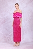 Odrella Night Wear Evening Dresses Black Gold Fuchsia indigo Caramel Fuchsia