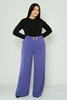 Explosion High Waist Casual Trousers Khaki Lavender Lavanta