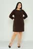 Mac Park Casual Dress Black Brown Powder Stone Brown