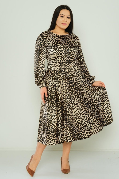 Extreme  Casual Dress Leopard