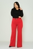 Explosion Casual Trousers Black Red Brown Kırmızı