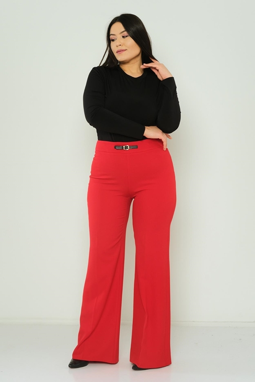 Explosion Casual Trousers Black Red Brown