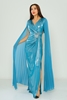 Elit Bella Night Wear Evening Dresses Black Beige Turquoise لون فيروزي