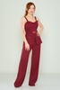 Explosion Casual Jumpsuits Black Red Purple Bordeux