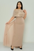 Odrella Night Wear Evening Dress Black Red Sax Khaki Caramel Stone Stone