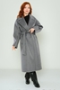 Dolce Bella Casual Woman Coats Black Grey Grey Dark Grey