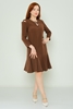 Mac Park Casual Dresses Black Brown Sax Stone Kahverengi