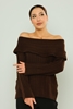 Wo-man Casual Jumpers Caramel Brown