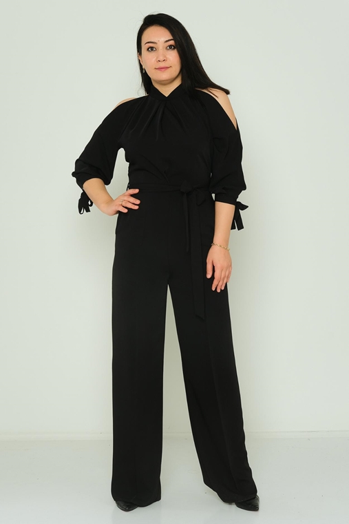 Explosion Casual Jumpsuits Black Lavender