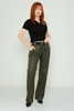 Mosento Casual Trousers Black Khaki كاكي