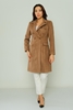 Missfrendy Casual Woman Coats Black Camel Mink Khaki Anthracite Camel