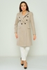 Missfrendy Casual Woman Coats Black Camel Mink Khaki Anthracite Mink