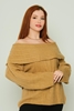 Wo-man Casual Jumpers Caramel Camel