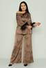 Favori Casual Plus Size Suits Grey Brown Bordeux بنى