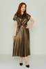 Mac Park Casual Dresses Black Gold Bordeux Copper Copper