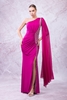 Elit Bella Night Wear Evening Dresses Black Fuchsia Mink Sax ضارب الى الحمرة