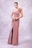 Odrella Night Wear Evening Dresses Black Fuchsia Mink Sax Emerald Vizon